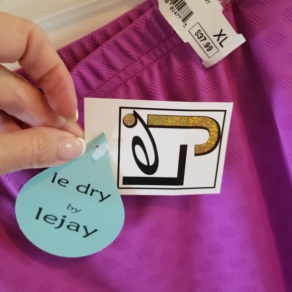 lejay TENNIS SKIRT NWT Purple Size XL - Picture 2 of 5